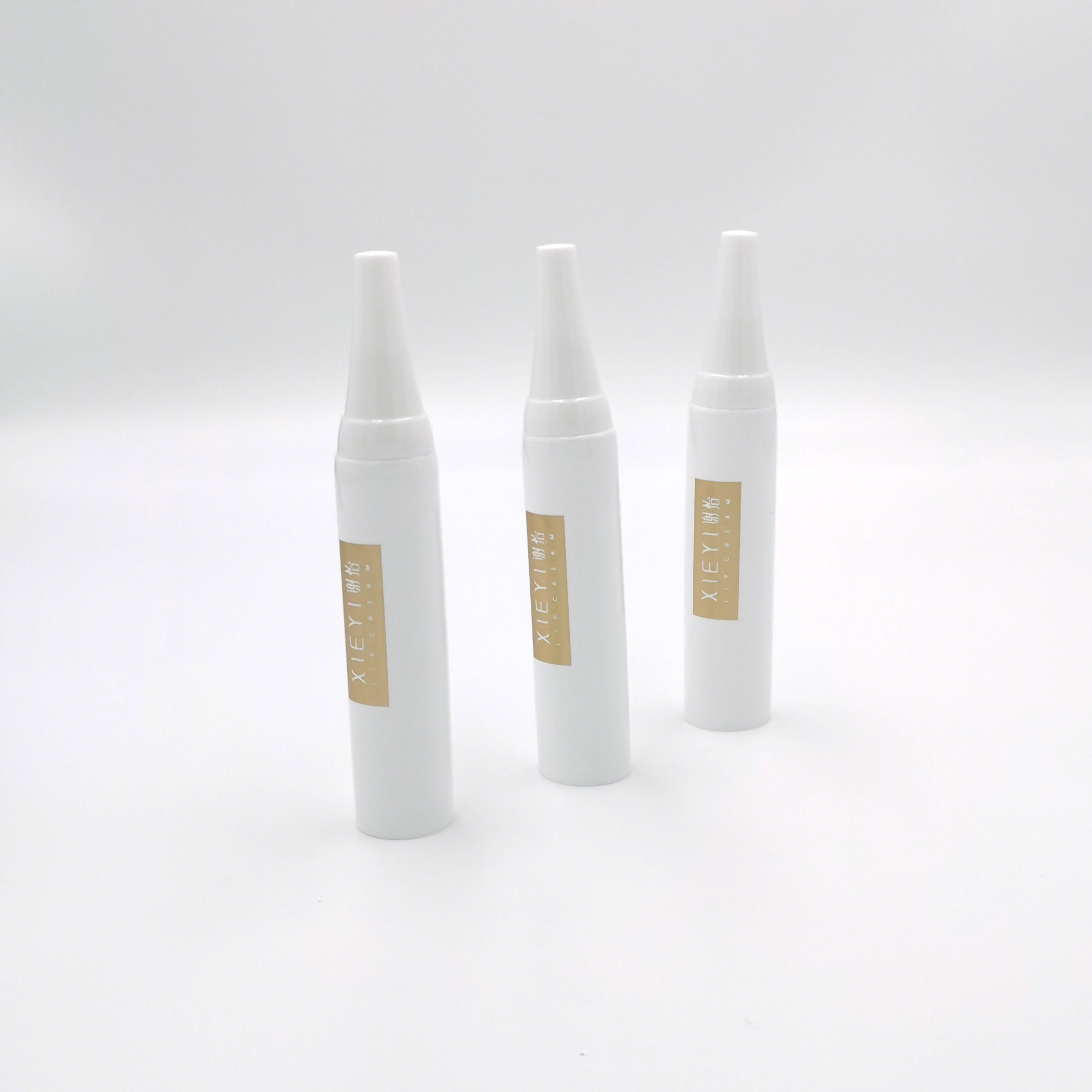 Custom Empty 15ml Hand Eye Packaging Bb Cream White Tubes Skincare Squeeze Cosmetic Plastic Tube for Cosmetics With Lids
