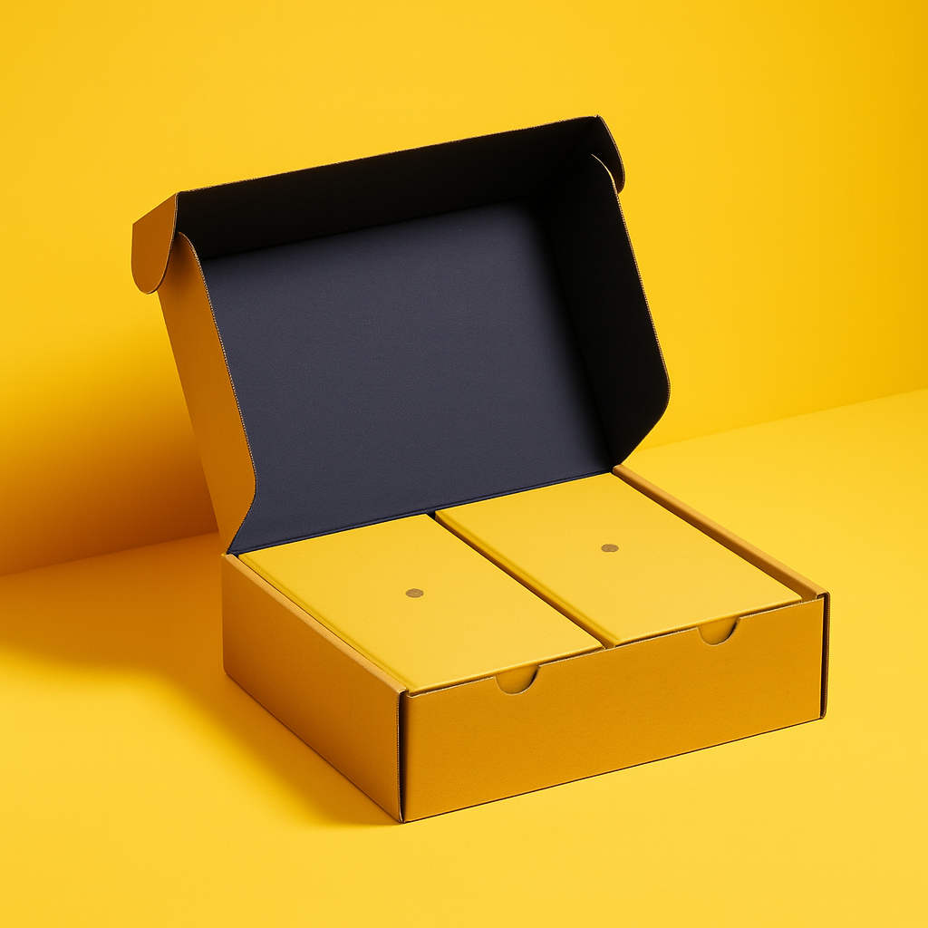 Free Design Custom Logo Mailer Box | Recycled Materials Corrugated Cardboard Shipping &amp; Gift Packaging Paper Box UV/Hot Stamping