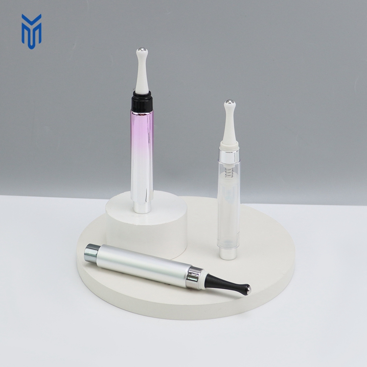 Luxury 5ml 10ml 15ml Eye Cream Metal Applicator Eye Cream Roller Ball Airless Bottle for Cream Essence