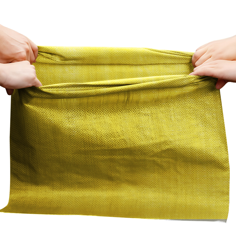 Eco-Friendly Yellow Woven Packaging Sack Heavy Duty Storage Bag for Agricultural Products