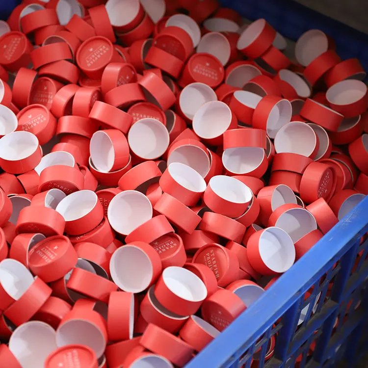 White Cardboard Cylinder
