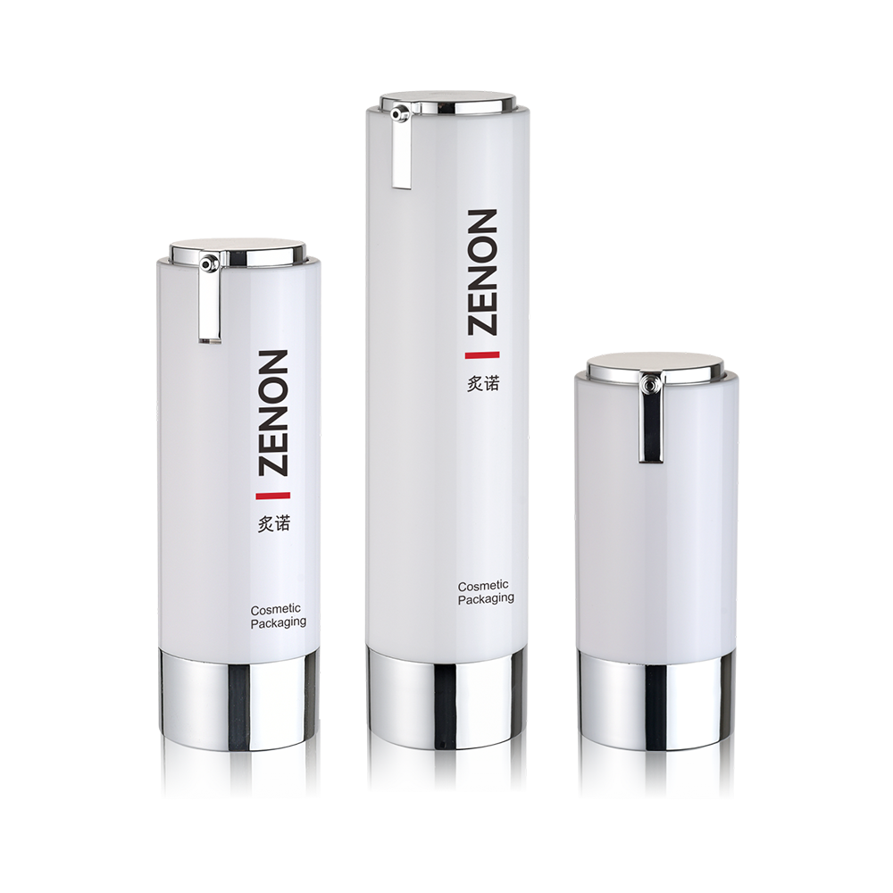 30ml 50ml Airless Vacuum Bottles Plastic Cosmetic Airless Packaging Lotion Serum Airless Pump Bottle ZN3930-1 Airless Bottle