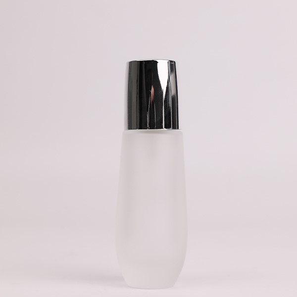 Recyclable Clear Frosted 120ml 35ml Flint Glass Serum Bottles 120g 80g Cream Jar Eco-Friendly Skincare Cosmetic Packaging