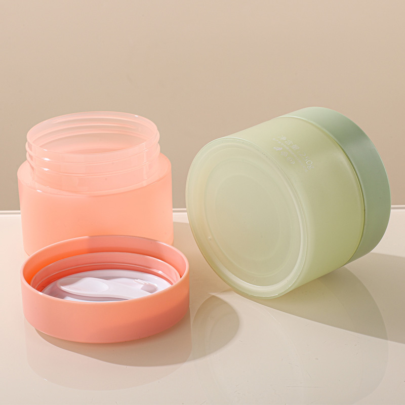 Luxury 250ml PP Wide Mouth Bottle 250g Container High Quality Plastic Face Cream Eye Cream Cosmetic Jars with Lids