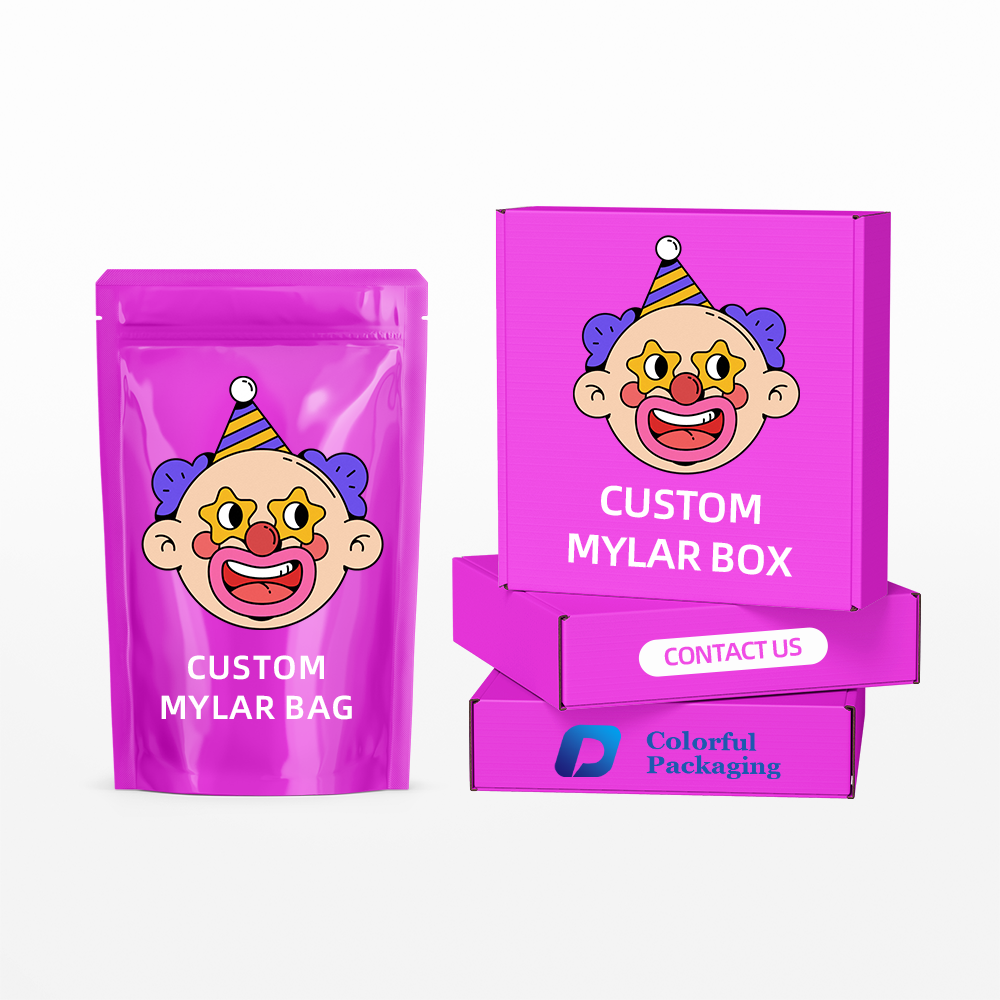 Custom Printed Unique Special Cut Out Irregular Shaped Edible Cali Packs 8th Plug Smell Proof 3.5 Die Cut Mylar Bags with Boxes