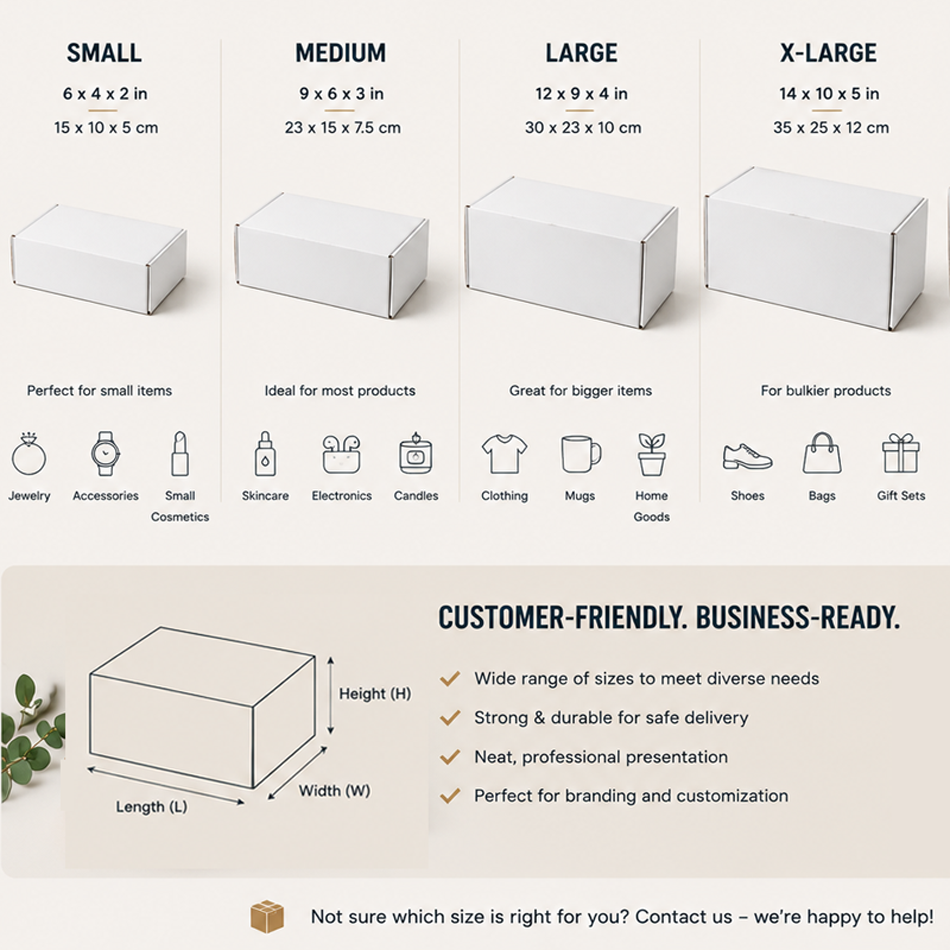 Custom Eco-Friendly Biodegradable Recyclable White Kraft Mailing Gift Boxes for Seeds and Plant Packages