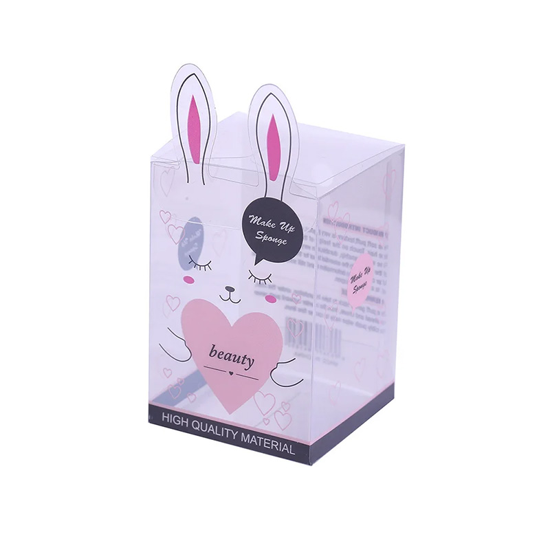 Custom Printed PET Plastic Box Eco-Friendly Packaging for Cosmetic Beauty Makeup Tools Recycled Clear Box