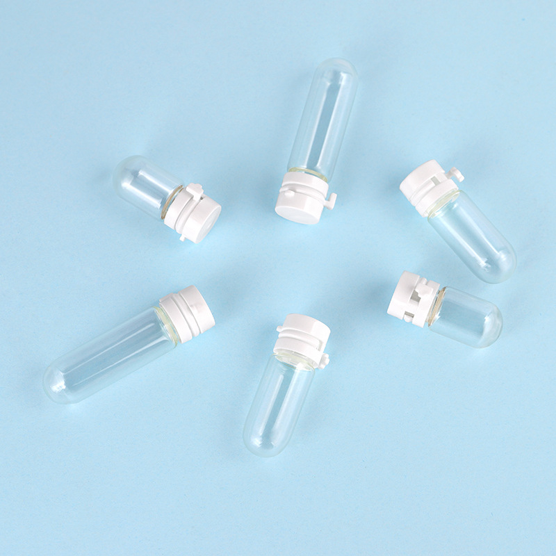 1.5ml &amp; 2ml round Bottom Small Bulb Glass Bottles Transparent Essence Cosmetic Box Carton Packing