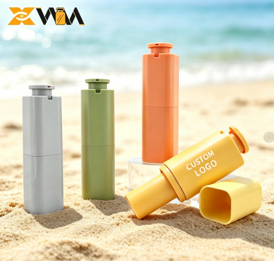 Custom Luxury Twist 15ml 30ml 50ml 100ml Skincare Cream Cosmetic Lotion Serum Packaging Spray PET/HDPE Airless Pump Bottle Seal