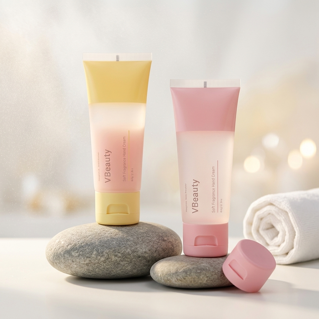 Plastic Cosmetic Squeeze Tube for Cream Packaging - Empty Refillable Soft PE Squeezable Lotion Tube and Container