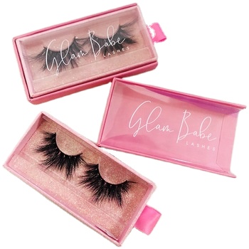 Cardboard Wholesale Luxury Packaging Boxes Private Label Clear Logo Paper Custom Lash Eyelash Packaging Box