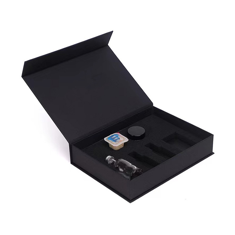 Custom Luxury Magnetic Cardboard Perfume Makeup Cosmetic Boxes-Premium Eco-Friendly Recycled Paper Packaging Embossing Sponge