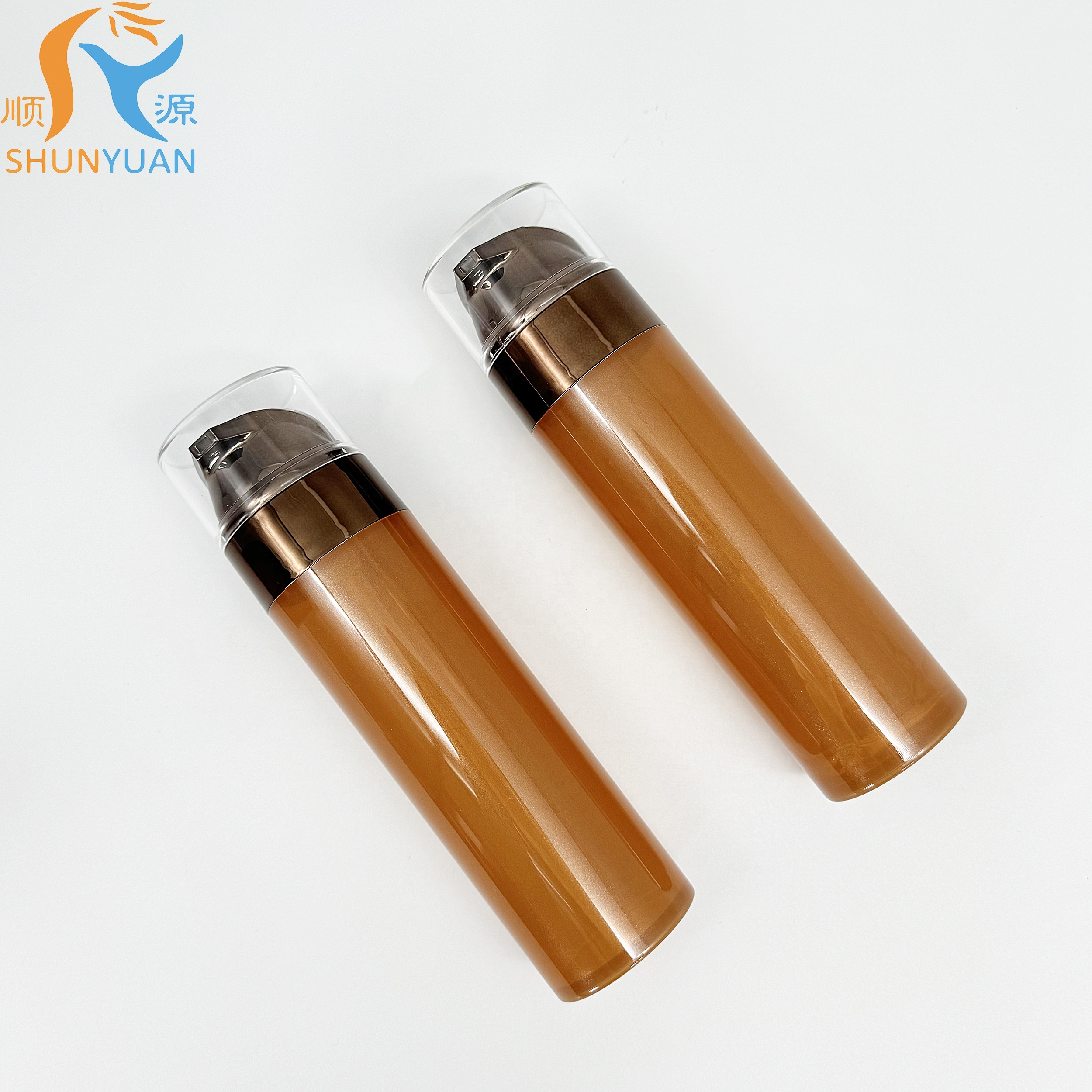 125ml Skincare Packaging 125ml Brown Luxury Makeup Bottle Skincare Packaging Set