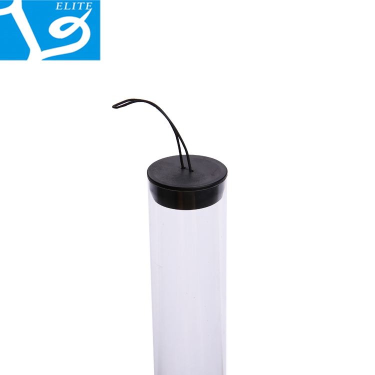 Candy Plastic Transparent Packaging Tube Cylindrical Plastic Tube for Storage
