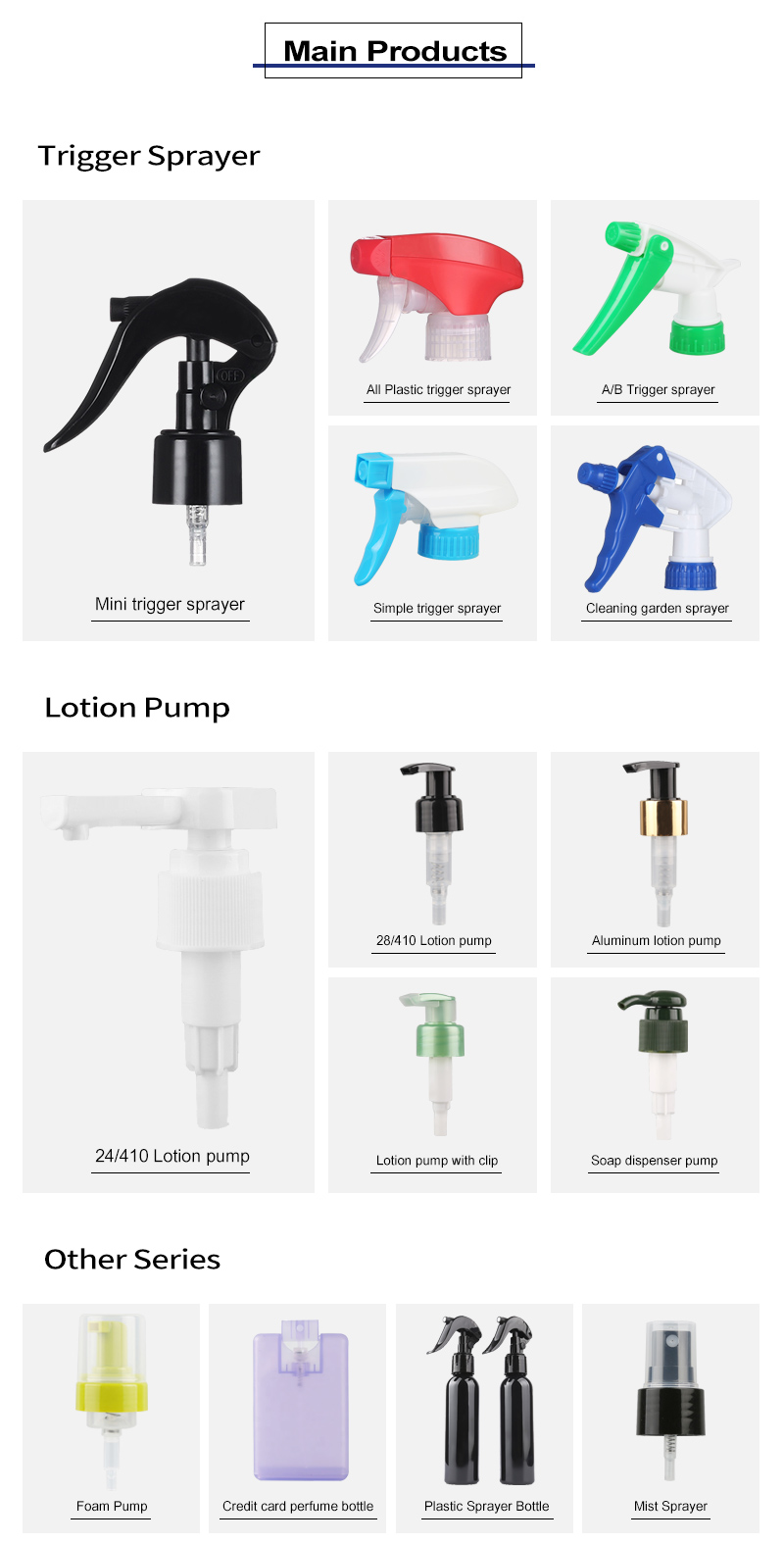 Product Range