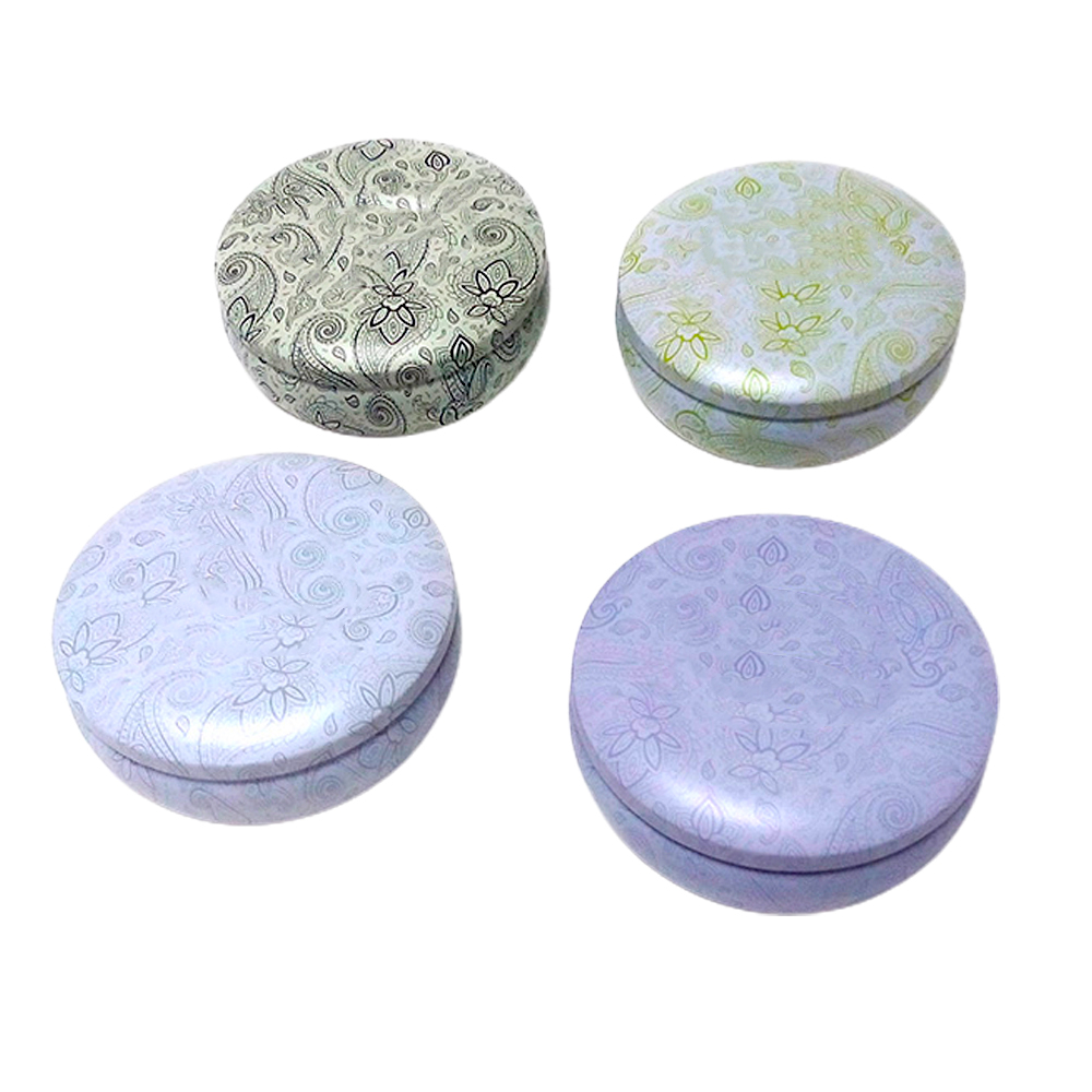 2026 New Design High Quality Tinplate Metal Tin Custom Cosmetic Jars With Lids Metal Aluminum Cosmetic Container