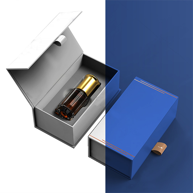 Custom Logo Cosmetic Luxury Perfume Essential Oil Packaging Paper Cardboard Magnetic Gift Box