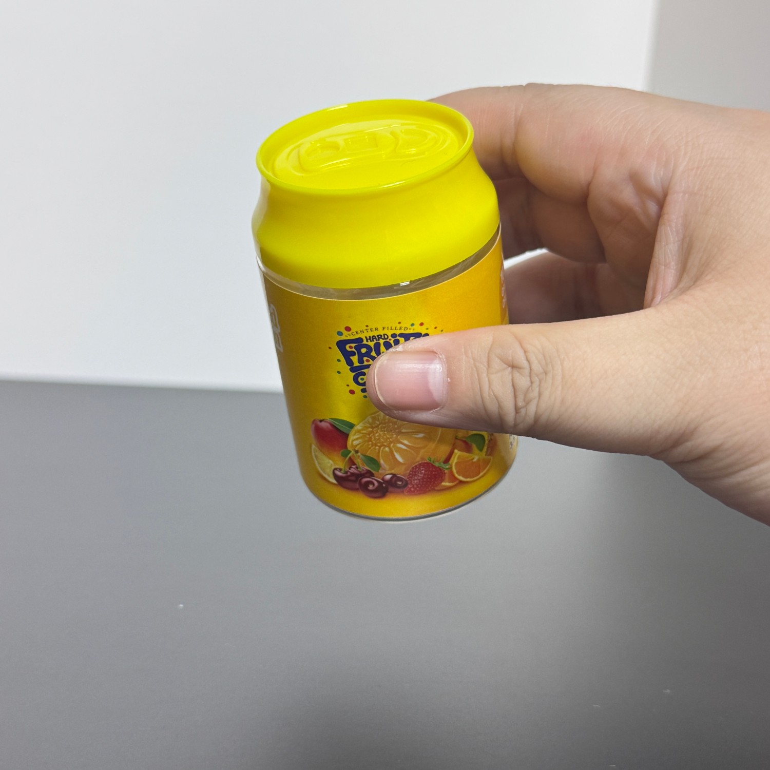 Wholesale Round Transparent Plastic 100ml 250ml 330ml 3.5g 7g Cola Soda Can Shape Candy Gummy Packaging Jar