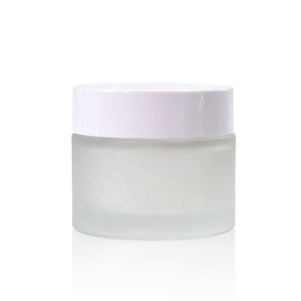 5g 10g 20g 30g 50g Empty Frosted Skincare Face Cream Jars Glass Luxury Cosmetics Jar With Lids