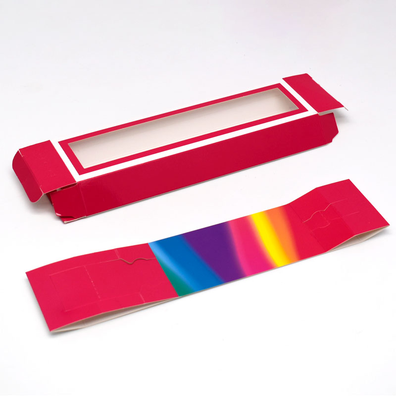 Makeup Brush Eye Liner Mascara Cosmetic Paper Box Packaging with Paper Insert