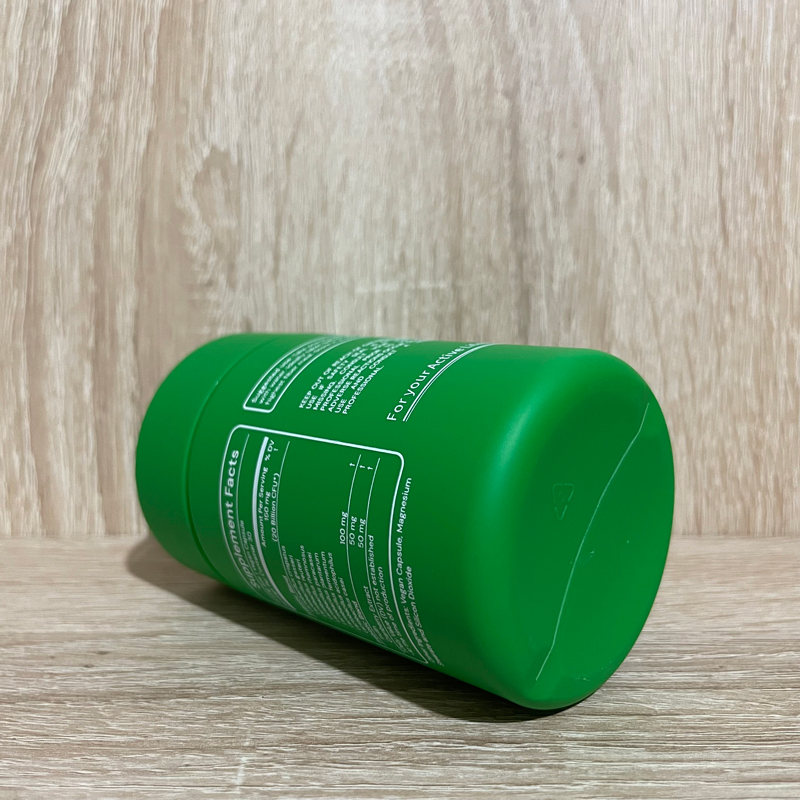 Customized Plastic Bottle 4oz 6oz 8oz 10oz Green Red HDPE Soft Touch Medicine Pill Bottles Screw Cap Packaging