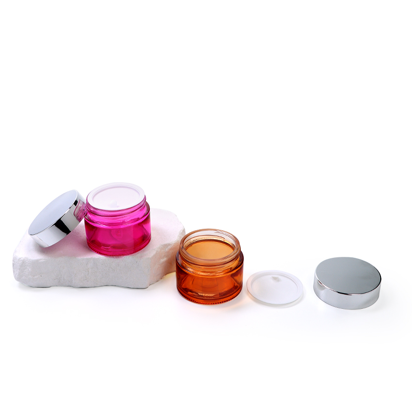 Wholesale Plastic Cosmetic Packaging Cream Serum Bottle Glass Jar
