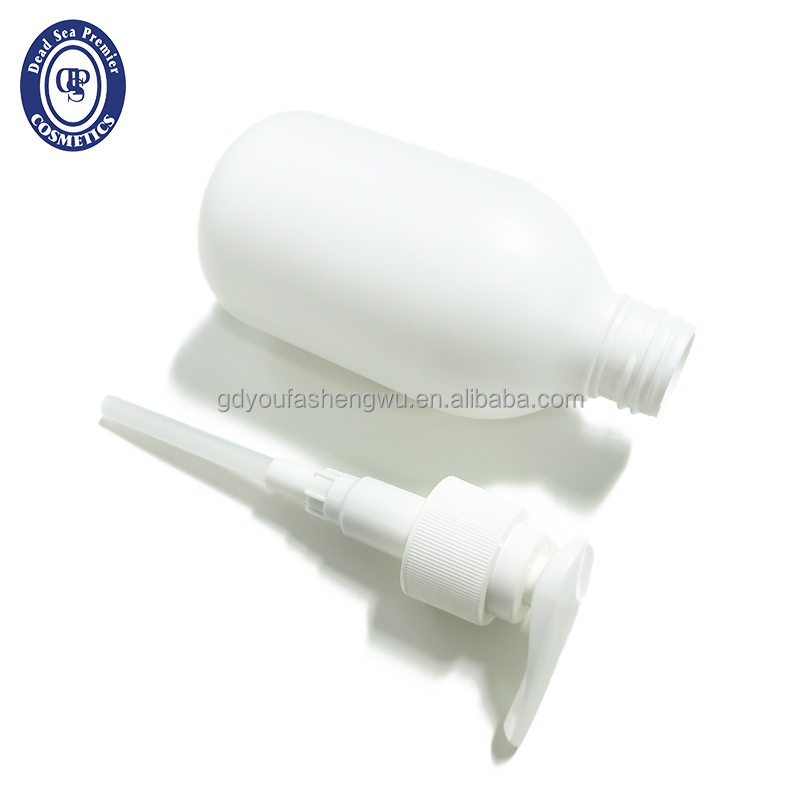 180ML White Opaque Round PET Bottle Plastic Cosmetic Packaging for Shampoo Lotion Skin Care Serum