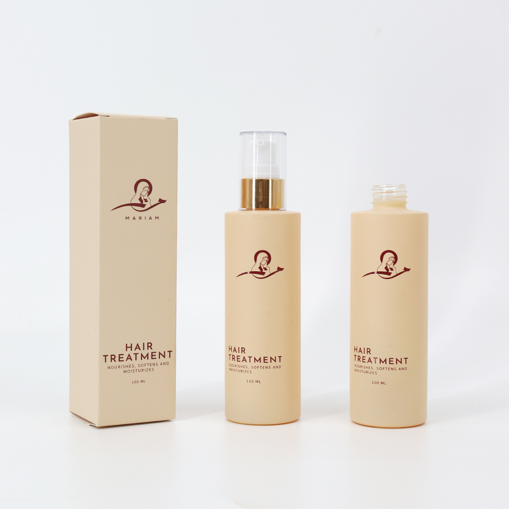 30ml 50ml Glass Bottle Vitamin C Serum Bottle Anti Oxidation Flat Shoulder Glass Pump Bottle with Packaging Paper Box