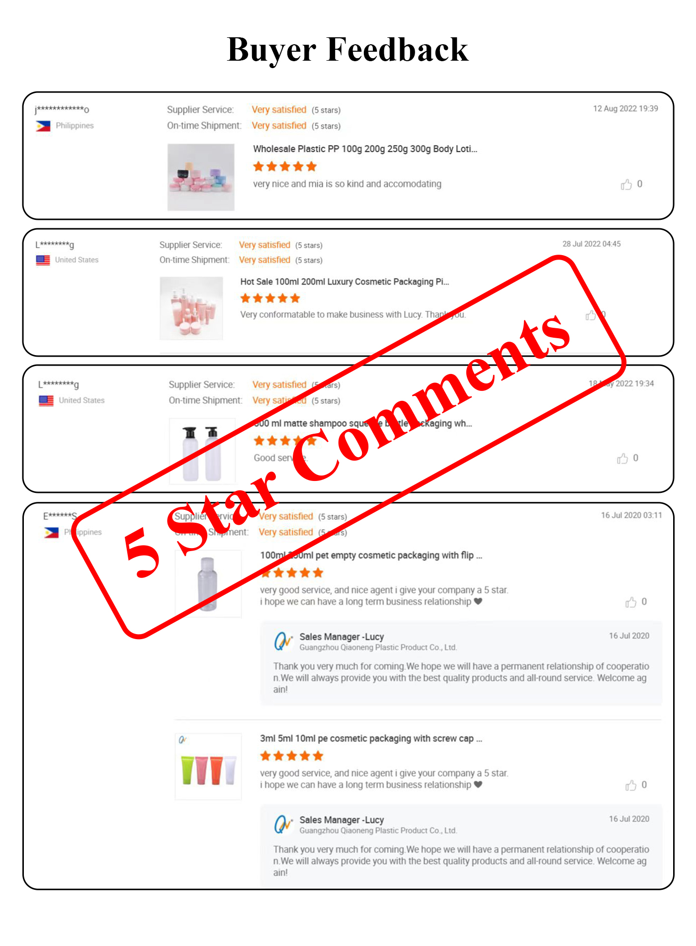 Customer Praise