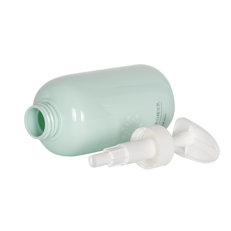 Green Luxury 50ml 100ml 450ml Round Plastic Cosmetic Lotion Bottles PP Material Press Pump Squeeze Bottles for Skin Care Shampoo
