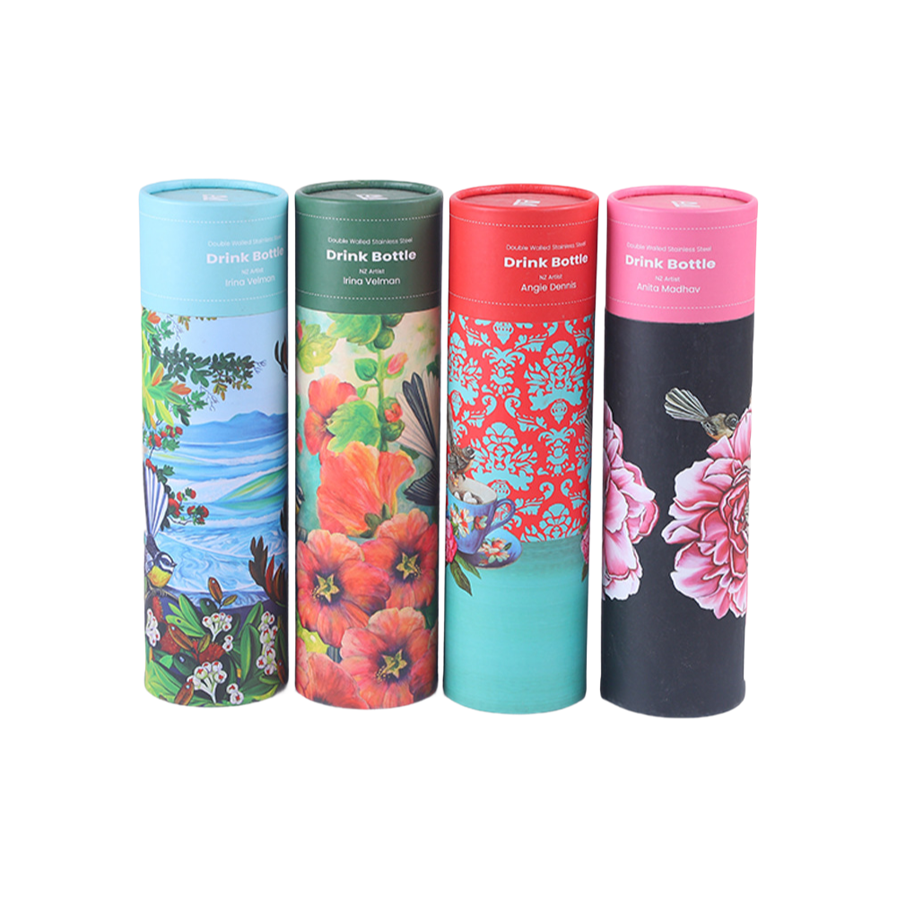 Custom Biodegradable Coffee &amp; Food Packaging Tube Drink Bottle Cardboard Container Paper Tube Packaging