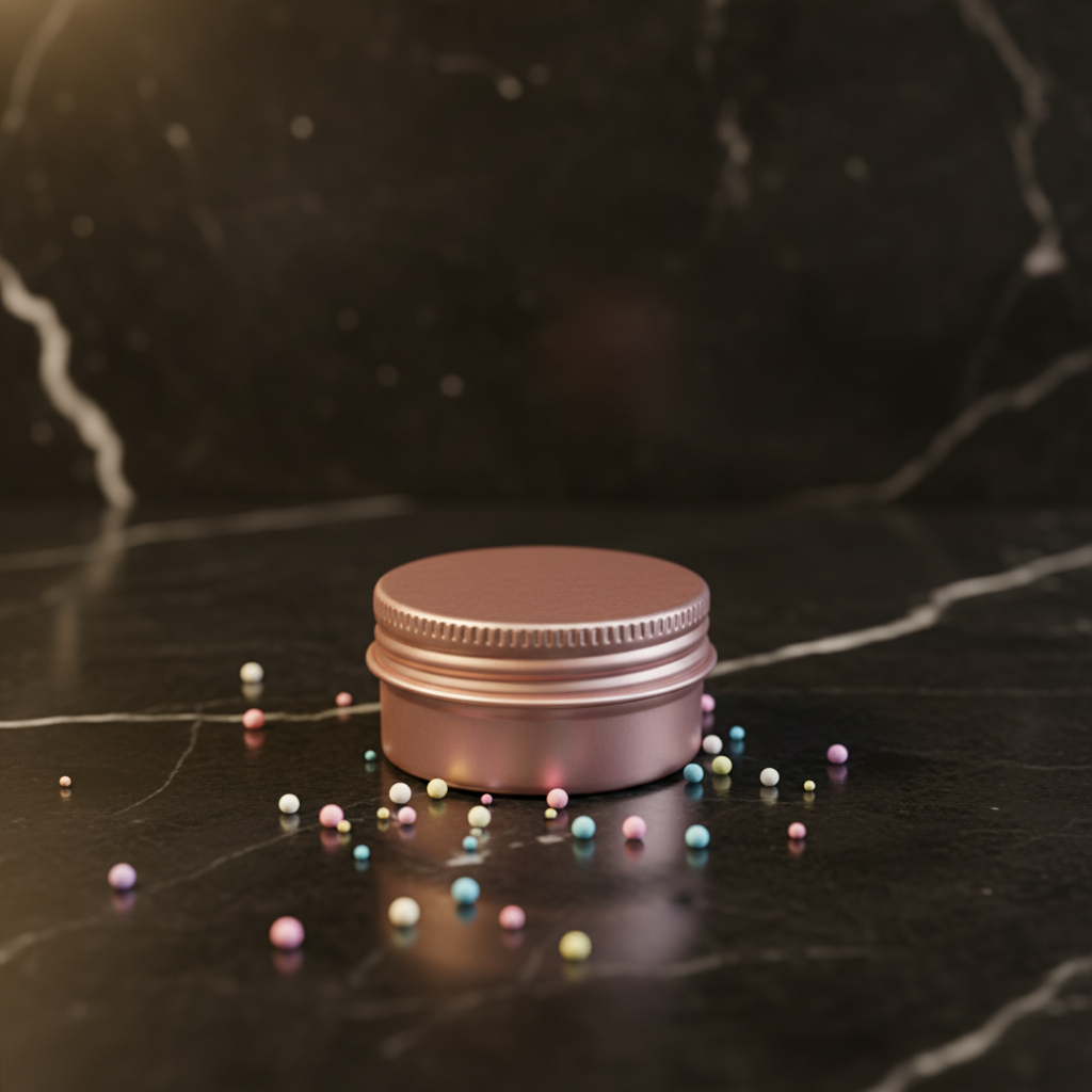 5ml 10ml 20ml 30ml 50ml Round Matte Finish Cosmetic Tin Container Hand Body Cream Packaging Aluminum Jar with Screw Cap