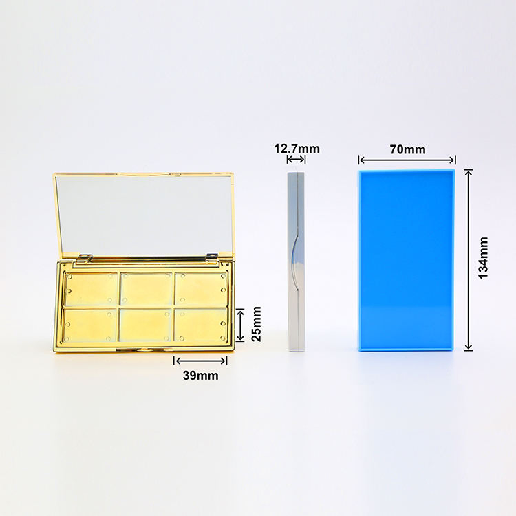 China Makeup Palette Manufacturer Luxury Cosmetic Eye Face Nail Eyeshadow Palette Packaging Box Private Label Makeup Portable Travel Eyeshadow Case Packaging