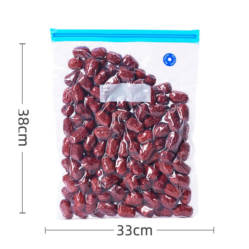 Resealable vacuum-sealed bags