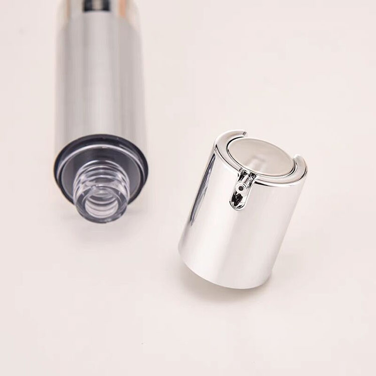High-End AS Material Plastic Cosmetic Bottle with Lotion Airless Pump Packaging for Skin Care