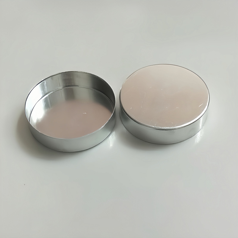 Large Flat Bottom Cosmetic Eyeshadow Blush Lipstick Powder Cake Box Split Aluminum Plate Bagged Packaging