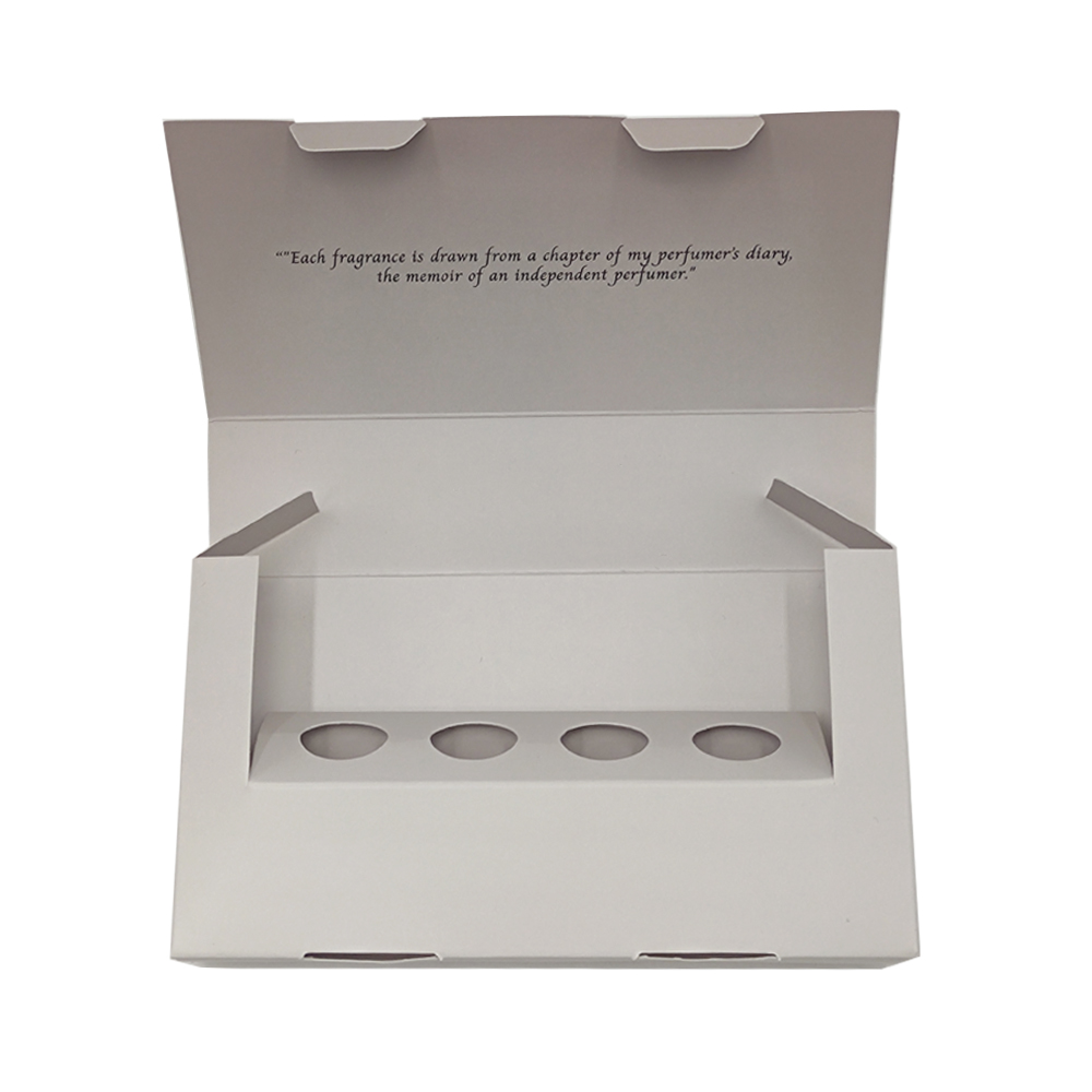 Cheaper Luxury Custom Logo Perfume Sample Box 3 ml 5 ml 10 ml Gift Trial Parfum Sample Box Black Matt Luxury