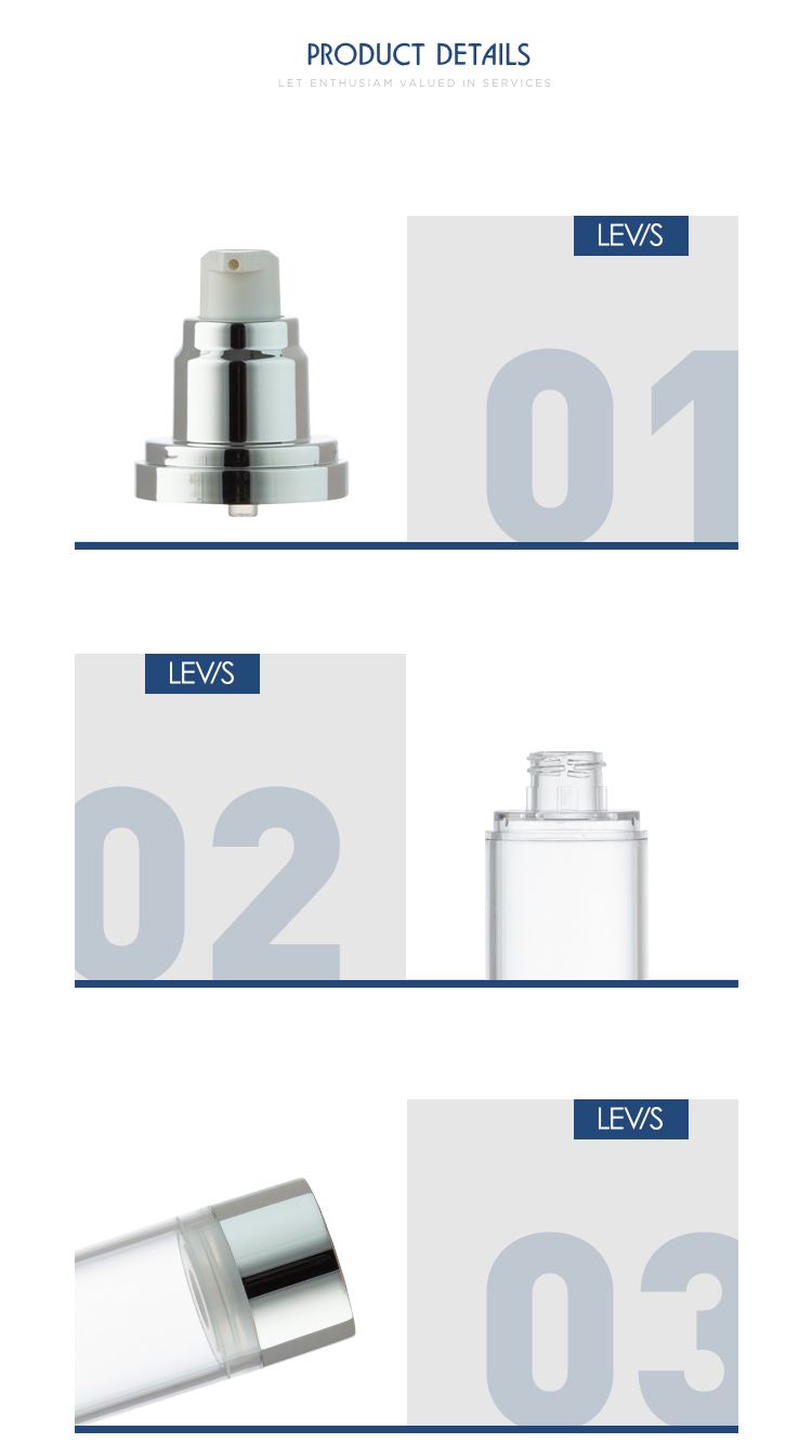 Hot Sale 1oz Empty Airless Spray Lotion Bottle for Sunscreen Cream