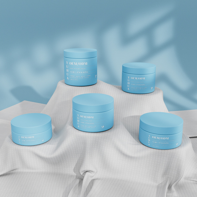 Factory Customized Advanced PET Screw Cap Cosmetic Hand Cream Empty Bottle 180-480g Mask Jar