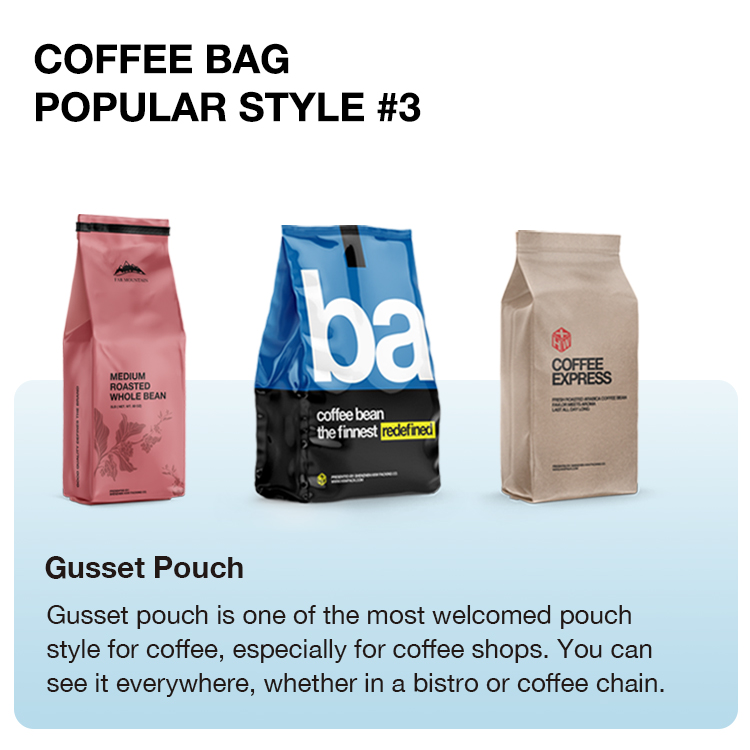 Customized 100g 250g 500g Resealable Ziplock Mylar Stand up Pouch Roasted Private Label Coffee Bags With Valve and Zipper