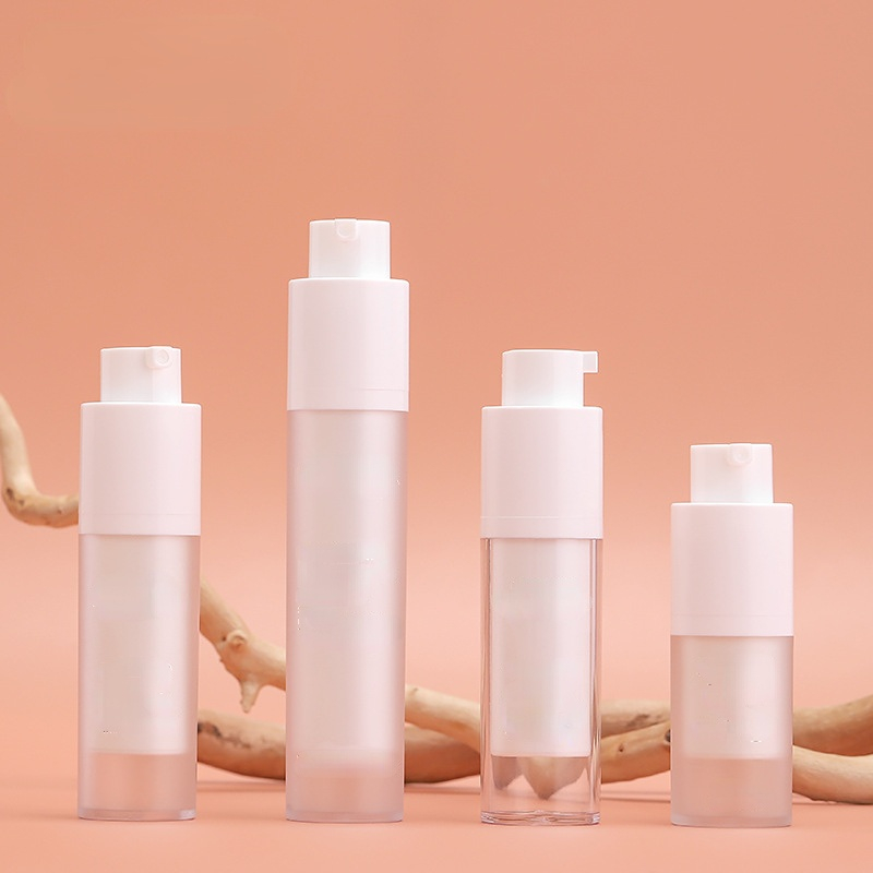 15ml Plastic Airless Pump Bottle Refillable 30ML 50ML Beauty Packaging with Pump Cap for Skincare for Cosmetics