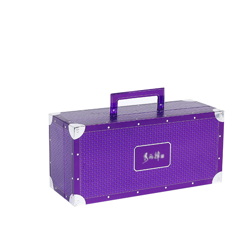 Luxury Suitcase Style Gift Box for Cosmetic Packaging with Embossing Personalized Size &amp; Color Skin Care Serum &amp; Face Cream