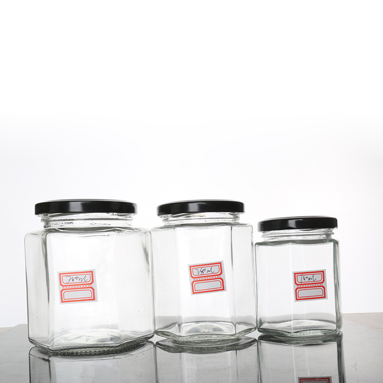 Wholesale Round Jam Jar Food Packaging Bottle with Lid sealed Glass Jar 500g1000g