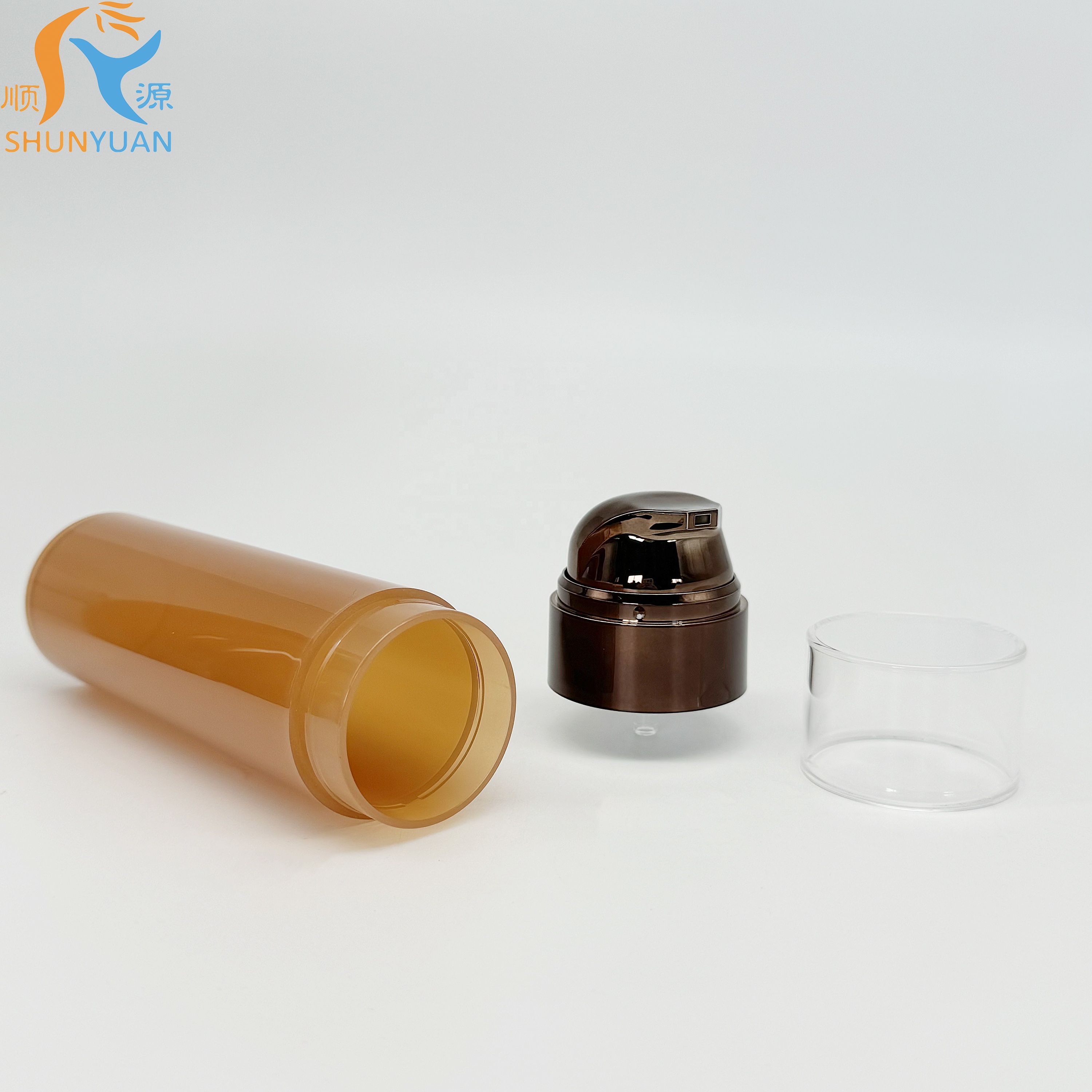 125ml Skincare Packaging 125ml Brown Luxury Makeup Bottle Skincare Packaging Set