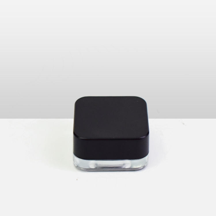 Luxury square Glass Jar 5ml 9ml with Child Resistant Lids Glass Containers for Cream Concentrate Oil Cosmetic Packaging