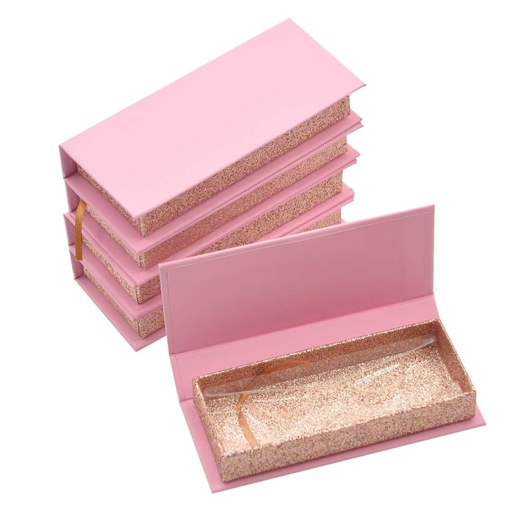 Wholesale Custom Own Private Label Lash Paper Packing Custom Brand Eyelashes Case Mink Eyelash Custom Empty Packing Box