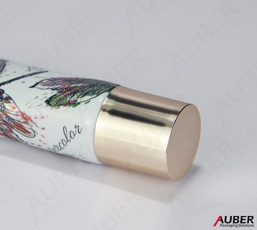 Laminated Tube Sunscreen Makeup Metallized Printed Custom Round Cosmetic Packaging