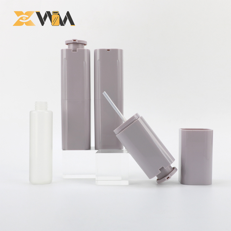 Custom Luxury Twist 15ml 30ml 50ml 100ml Skincare Cream Cosmetic Lotion Serum Packaging Spray PET/HDPE Airless Pump Bottle Seal