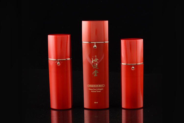Luxury Container Packaging Cosmetic Plastic Bottle Set for Lotion