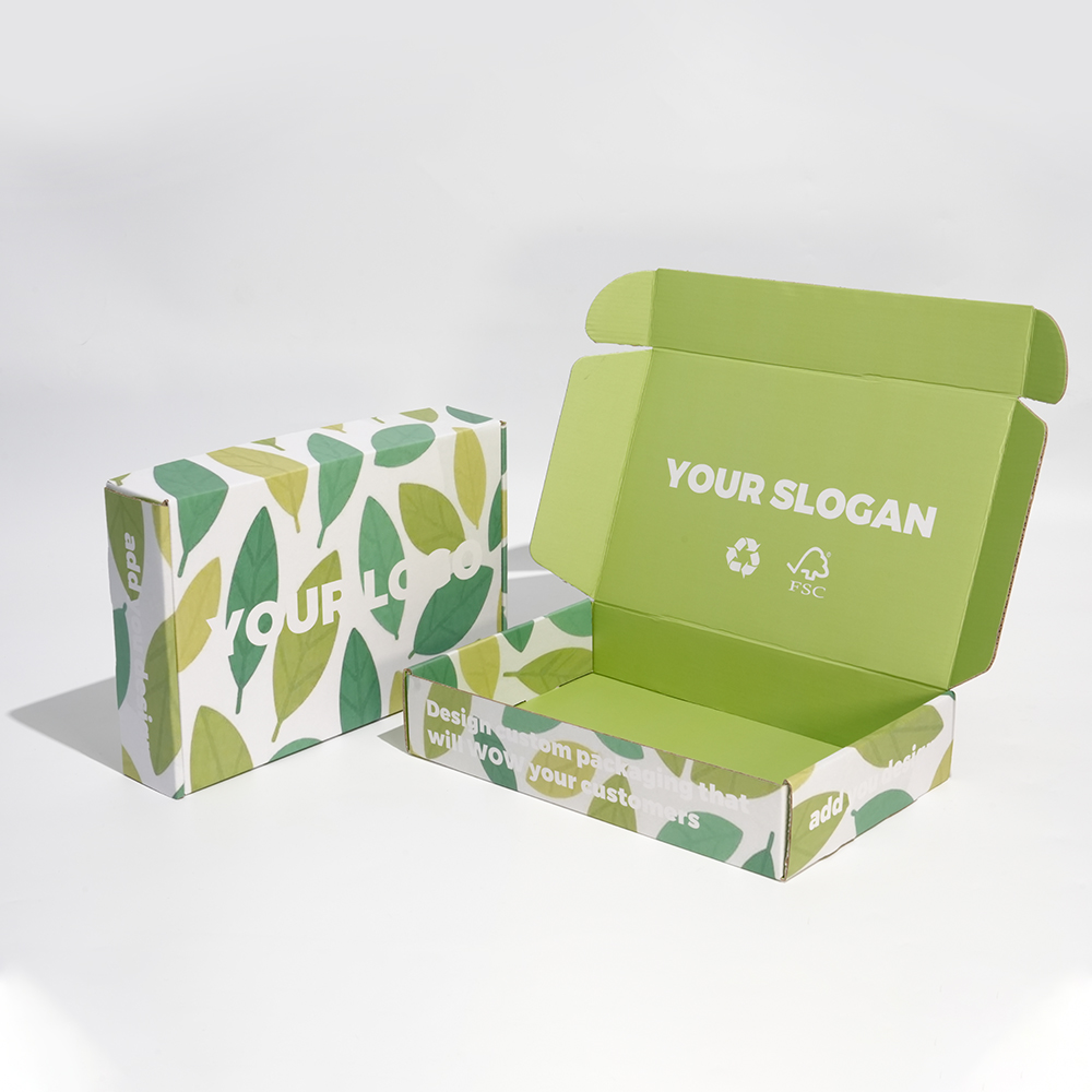 Wholesale Custom Size Logo Shipping Boxes Recyclable Paper with Free Design Printing Quality Option for Eco-Friendly Packaging